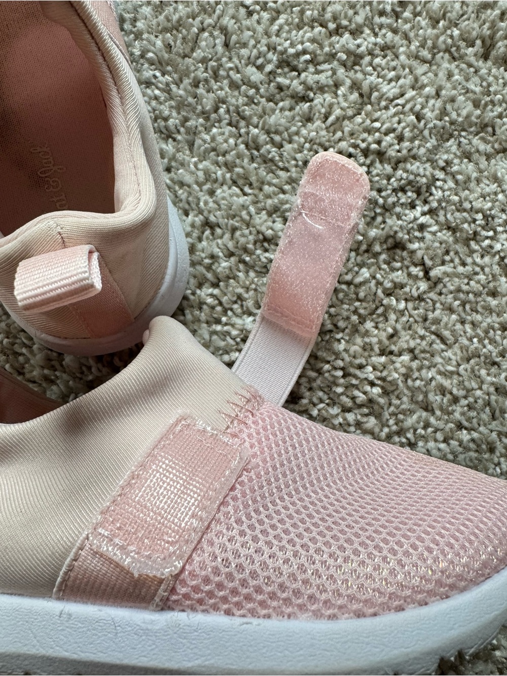 Cat & Jack Girls Pink Slip On Sneakers Size 8 Mesh Austen Slip-on water Shoes - Picture 8 of 13